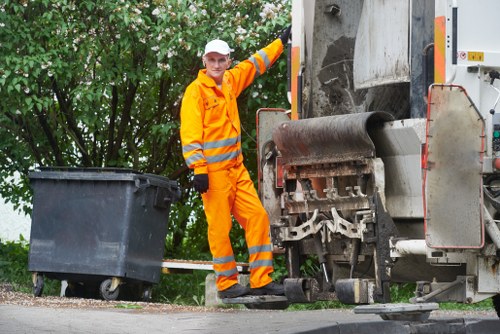 Preparation for garage clearance in Bermondsey